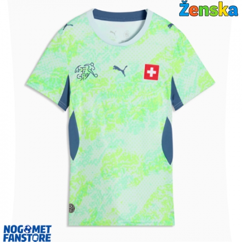 Švicarska Gostujuci Dres za Ženska SP 2026 Kratak Rukav